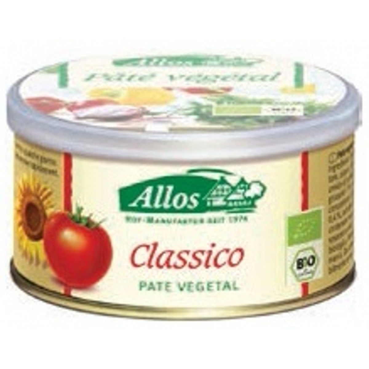 Pate Vegetal Clasico Bio allos – 125g