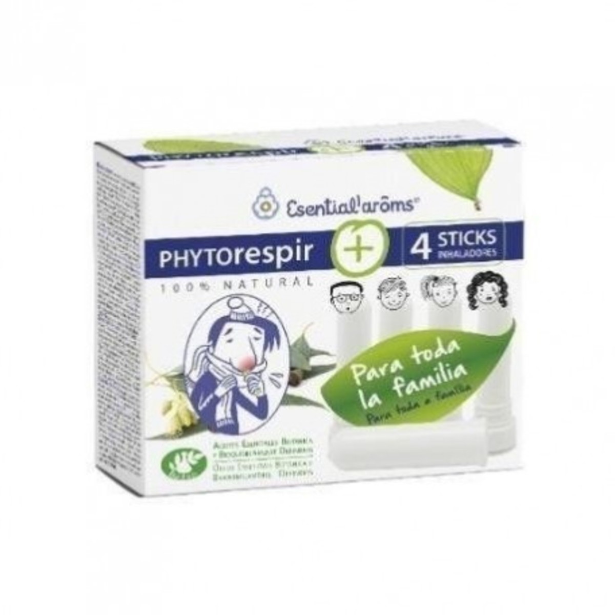 Phytorespir + 4 Sticks Inhaladores Esential Aroms – 30ml
