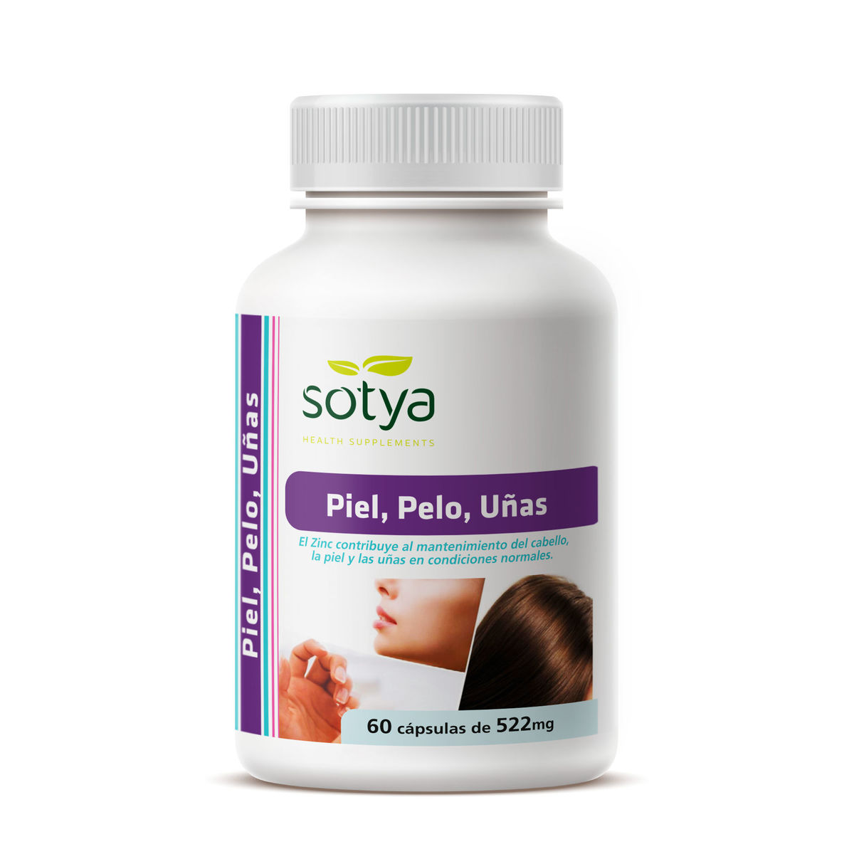 Piel, pelo y uñas 60 cápsulas de 552mg Sotya
