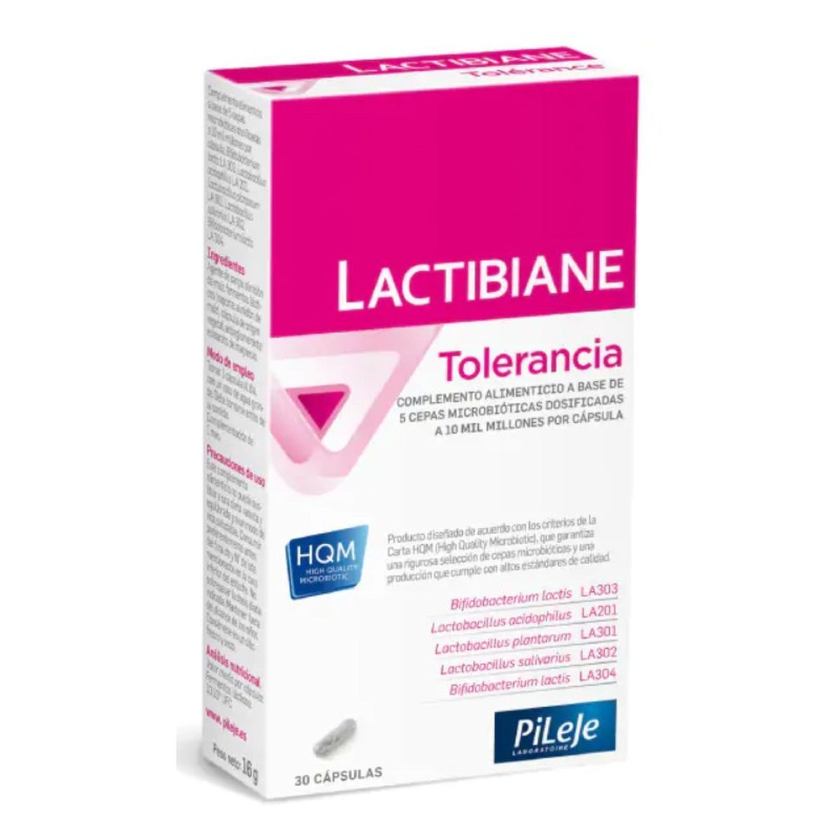 Pileje Lactibiane Tolerance 560 Mg 30 cápsulas