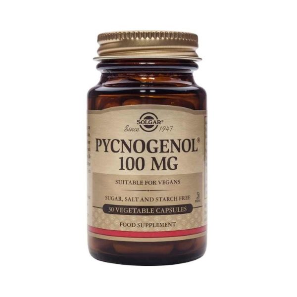 Extrait d'écorce de pin Pycnogenol 30 gélules 30 mg Solgar