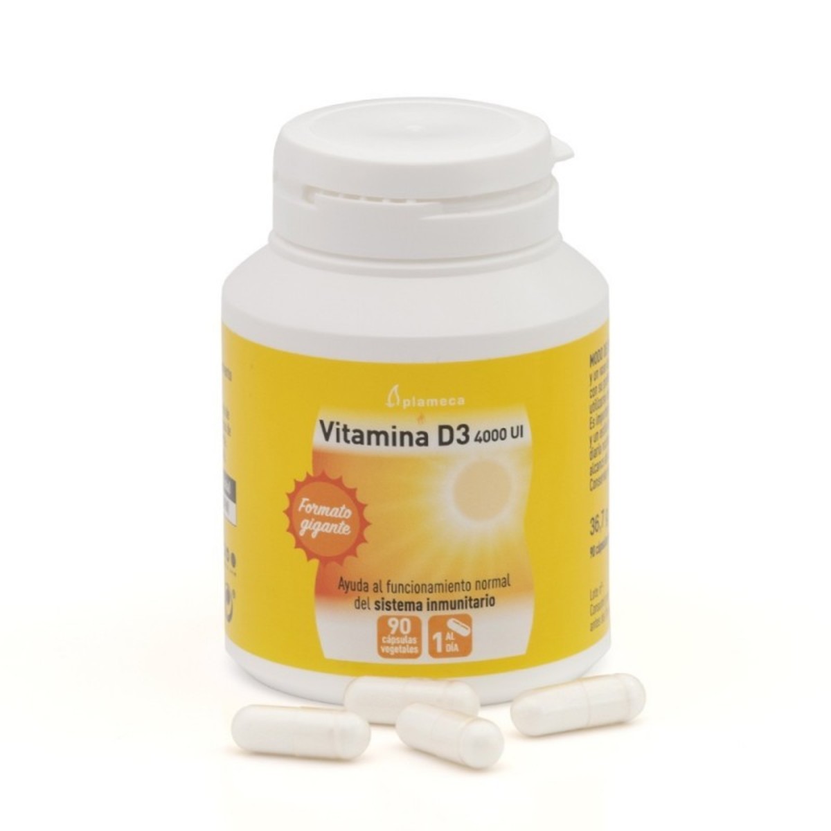 Plameca Vitamina D3 4000 UI 90 cápsulas