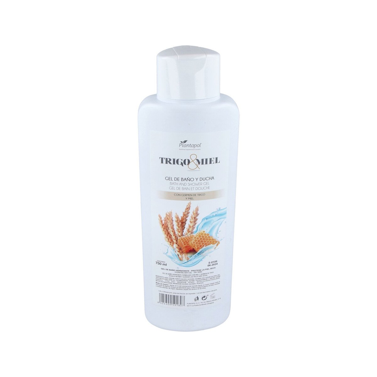 Planta Gel de baño Germen de trigo + miel