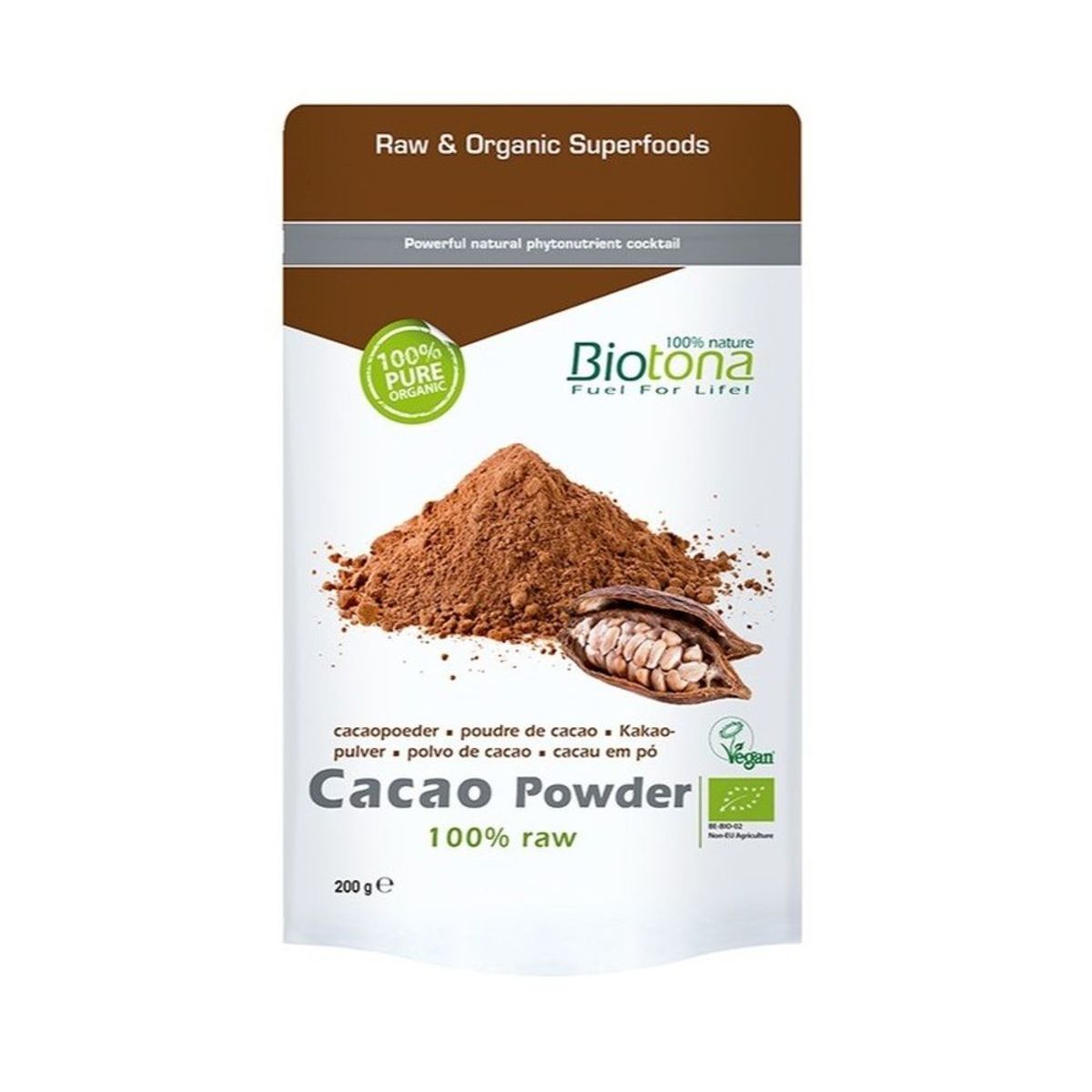 Polvo de Cacao Bio Biotona – 200g