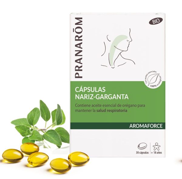 Pranarom 30 capsules nez-gorge.