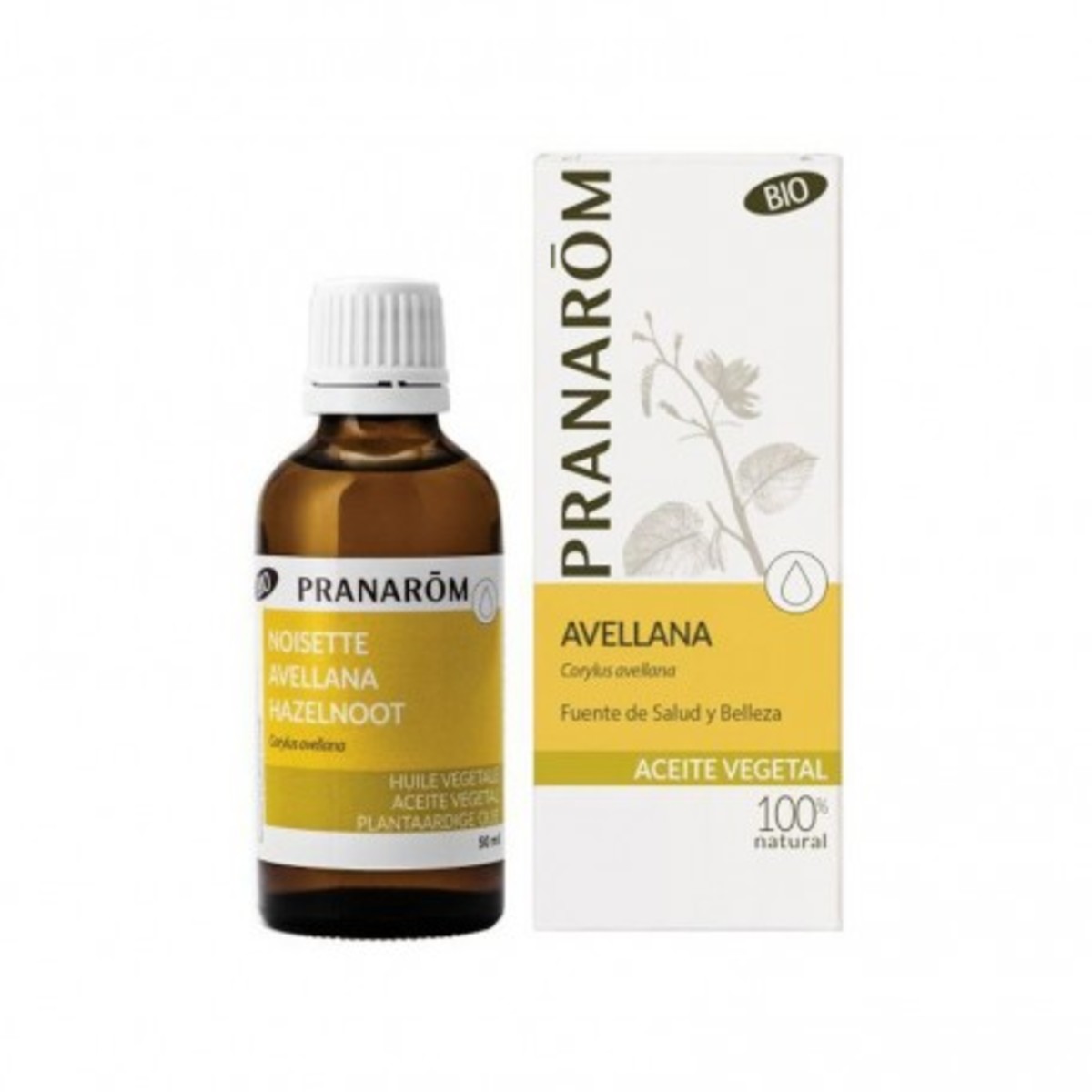 Pranarom Aceite Vegetal Avellana BIO – 50ml