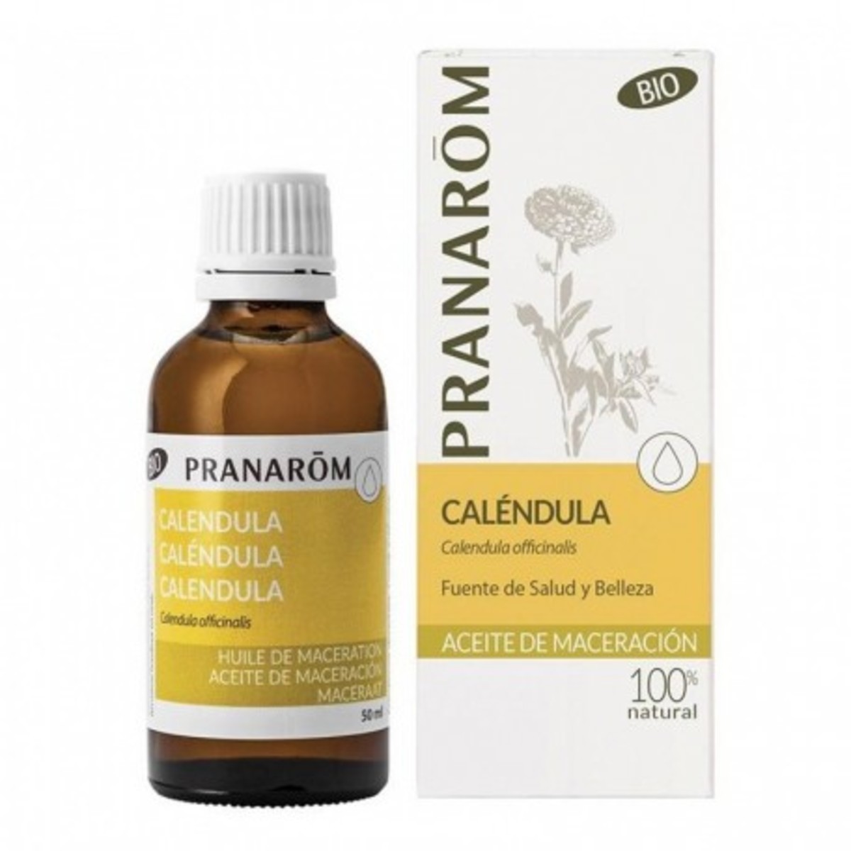 Pranarom Aceite Vegetal de Caléndula BIO – 50ml