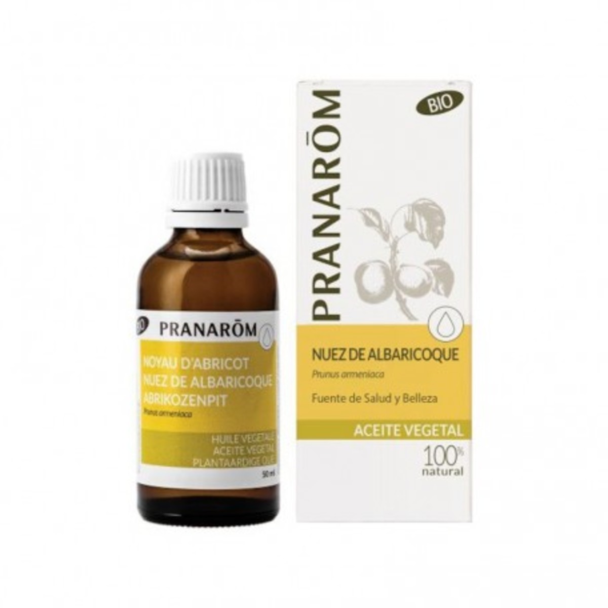 Pranarom Aceite Vegetal de Nuez de Albaricoque BIO – 50ml