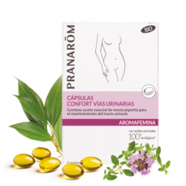 Pranarom Capsules Confort Voies urinaires 30 capsules.