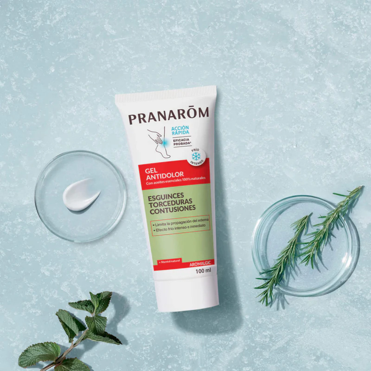 PRANAROM GEL ANTIDOLOR ESGUINCES , TORCEDURAS, CONTUSIONES 100 ML