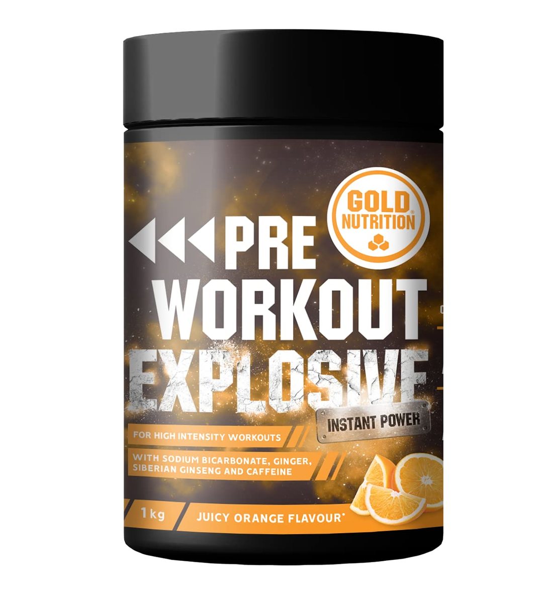 Pre-Workout Explosivo Naranja 1 kg Gold Nutrition