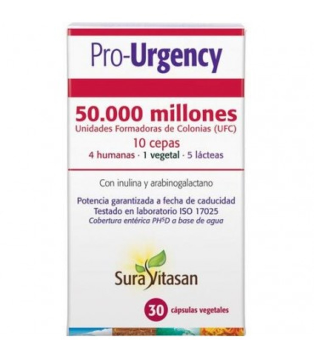 Pro-urgency 30 Cápsulas Sura Vitasan