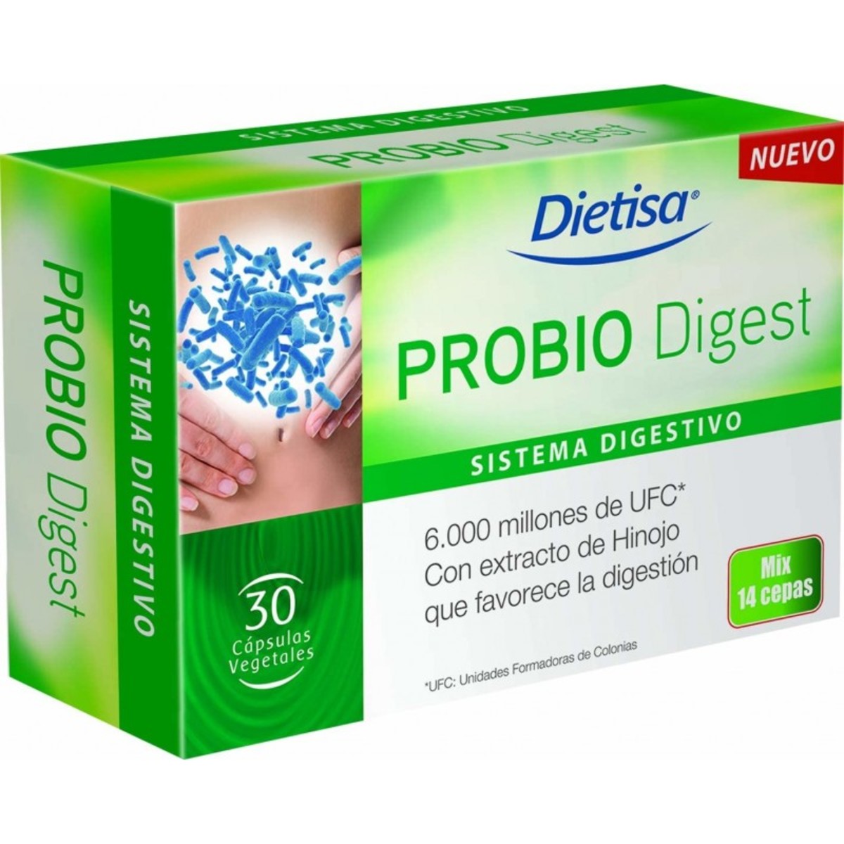 Probiodigest Dietisa 30 Cápsulas Vegetales