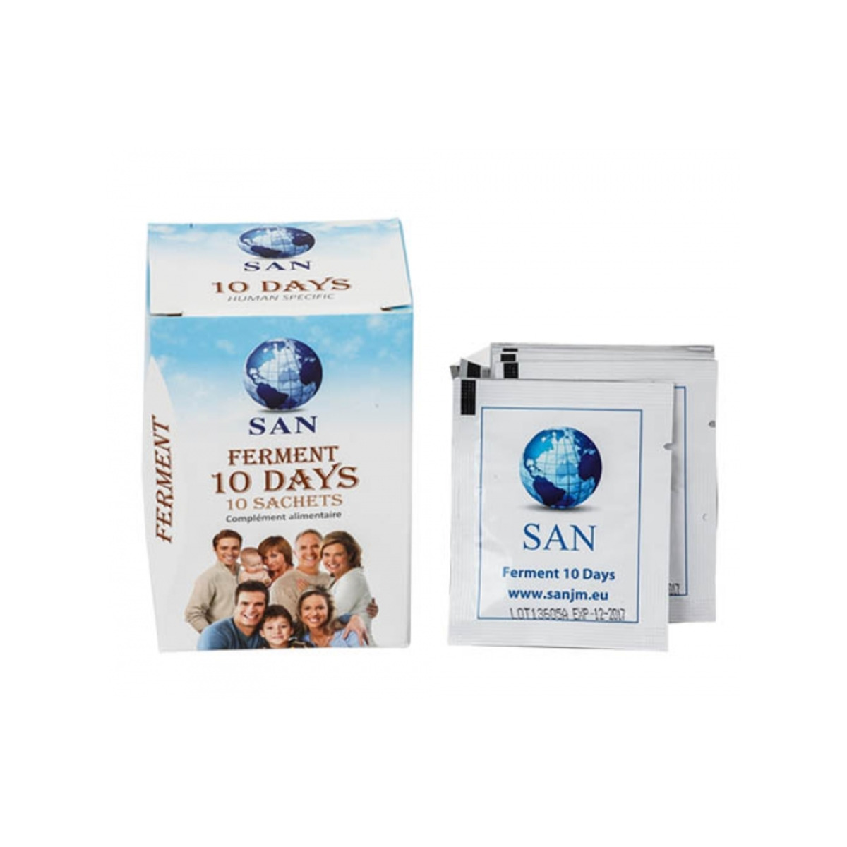 Probióticos Ferment 10 Days 10 sobres probióticos SAN