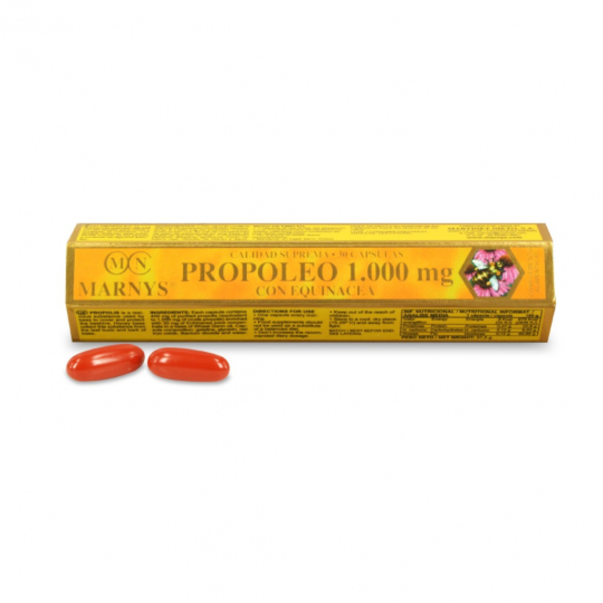 Propoleo con Echinacea 1000 mg 30 Cápsulas Marnys