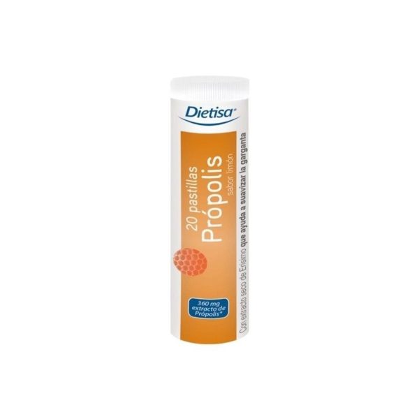Propolis 20 comprimés au goût citron Dietisa