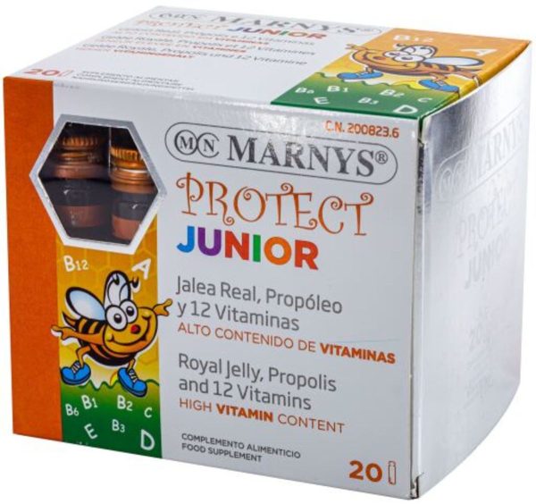 Protect Junior Gelatina Real+Propoleo+ 12 Vitamine Marnys