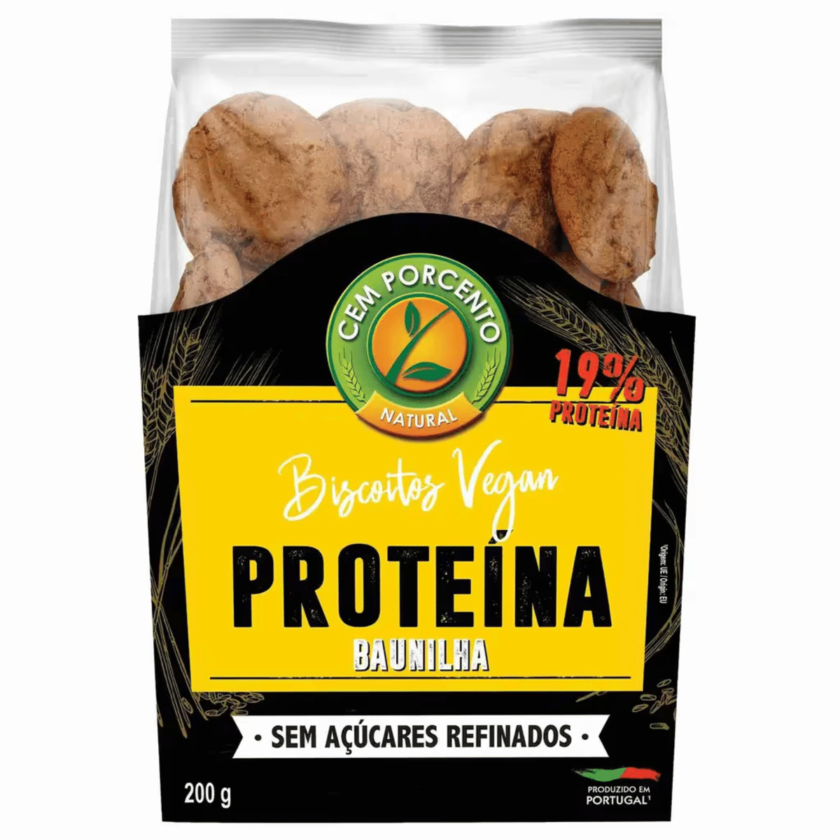 Protein Galletas Vainilla Vegan Cem Porcento – 200g