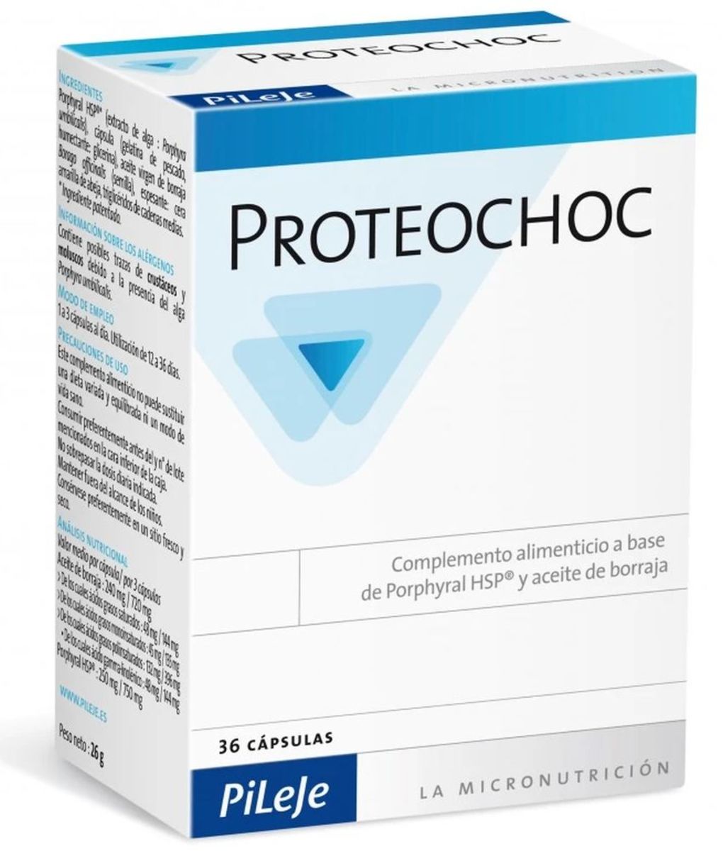 Proteochoc 731 mg 36 cápsulas Pileje
