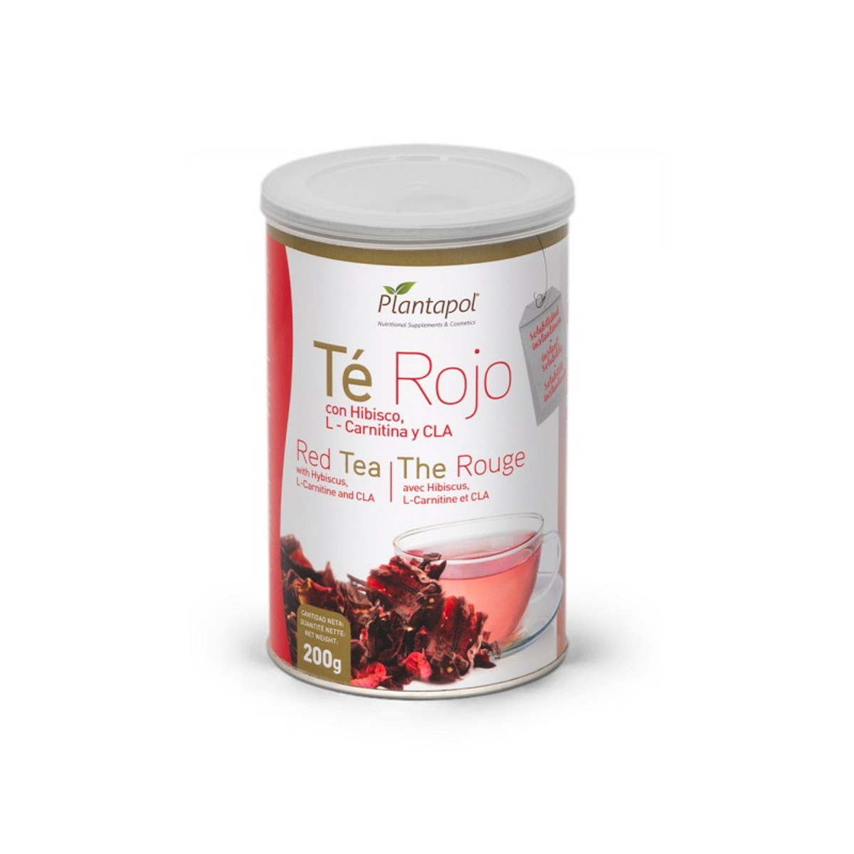 Pu-Erh Té Rojo Hibisco L-Carnitina Clains Planta 1 unidad