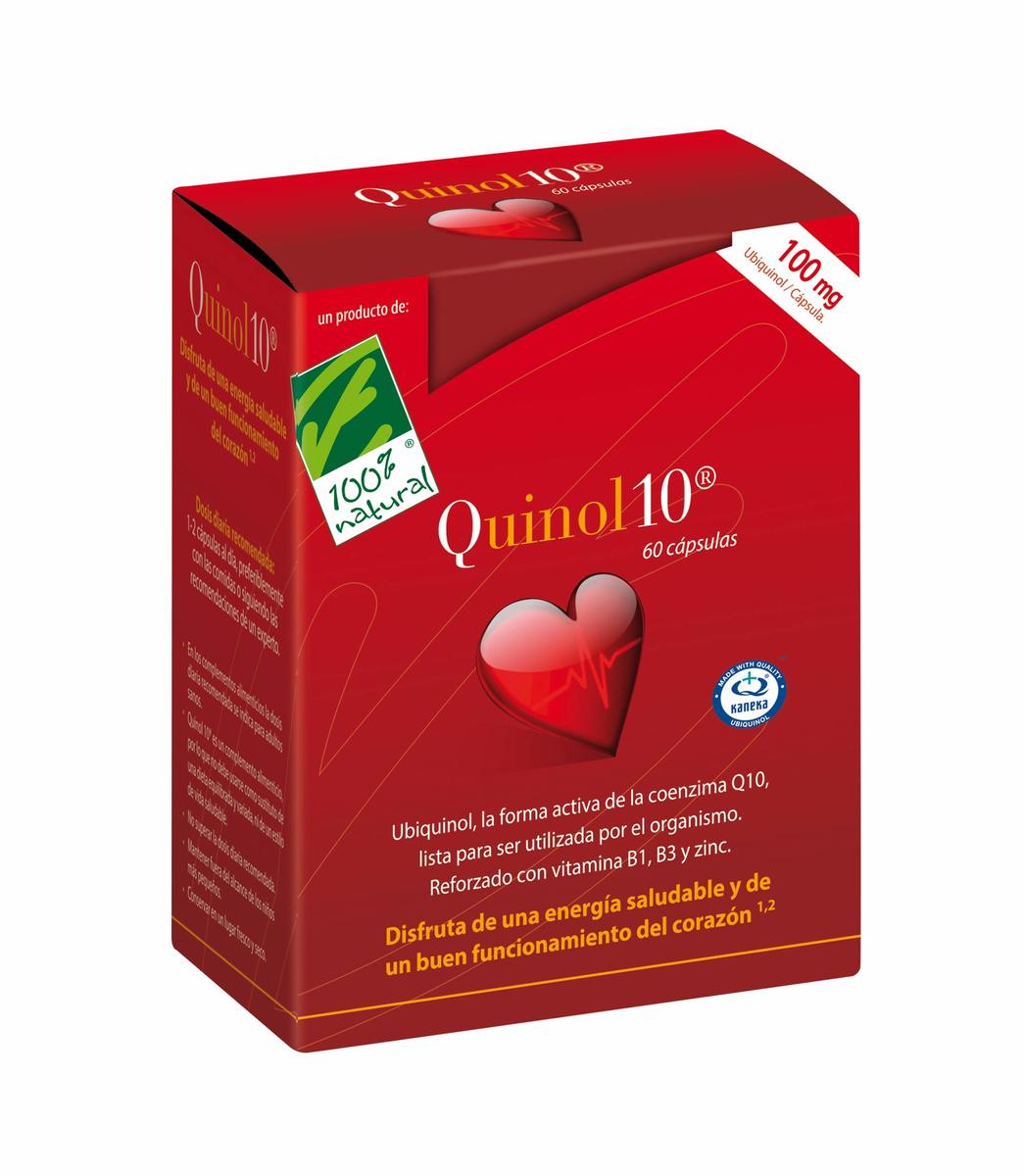 Quinol10 100 mg 60 cápsulas 100% Natural