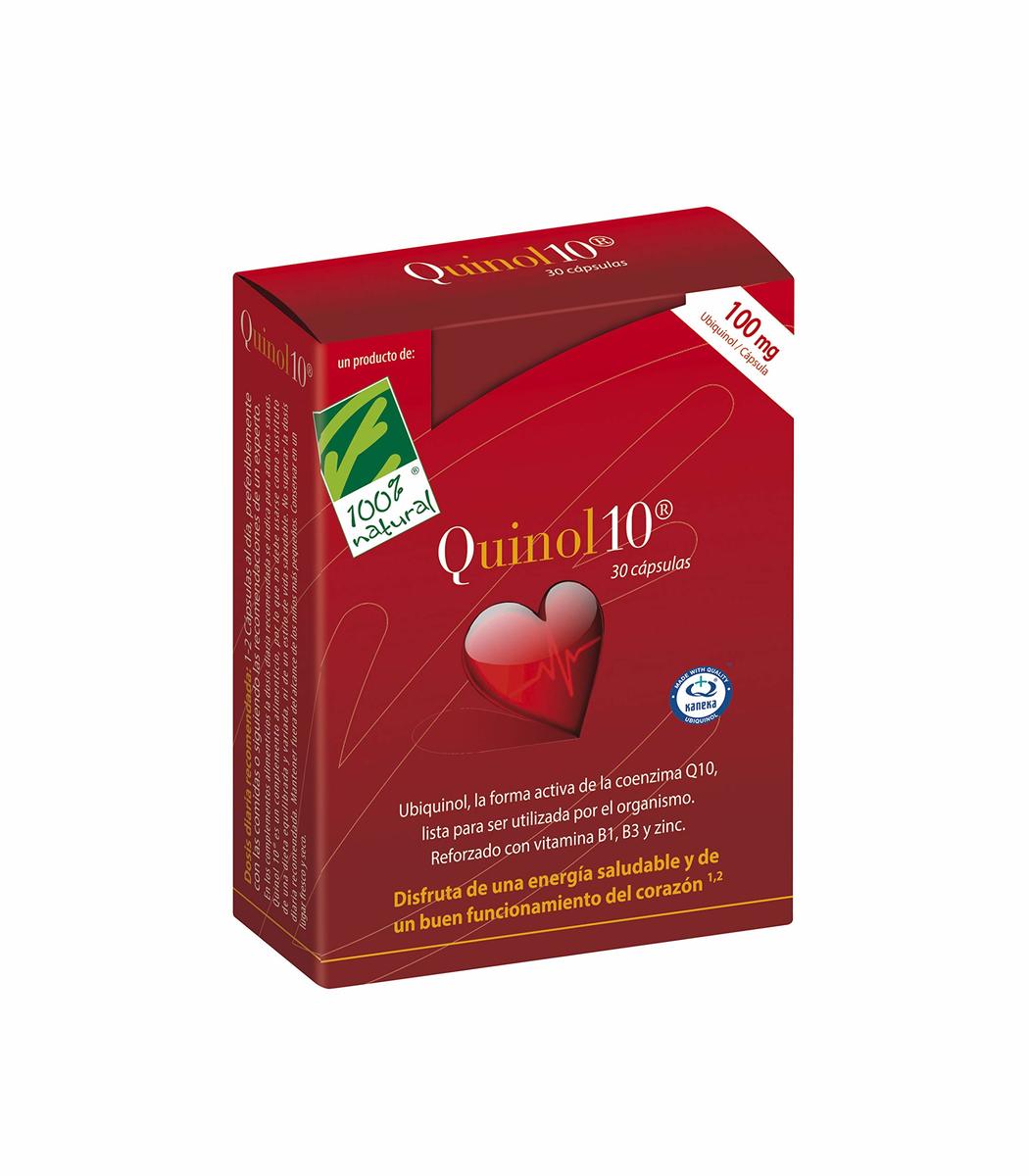 Quinol10 100% Natural 100 mg 30 cápsulas