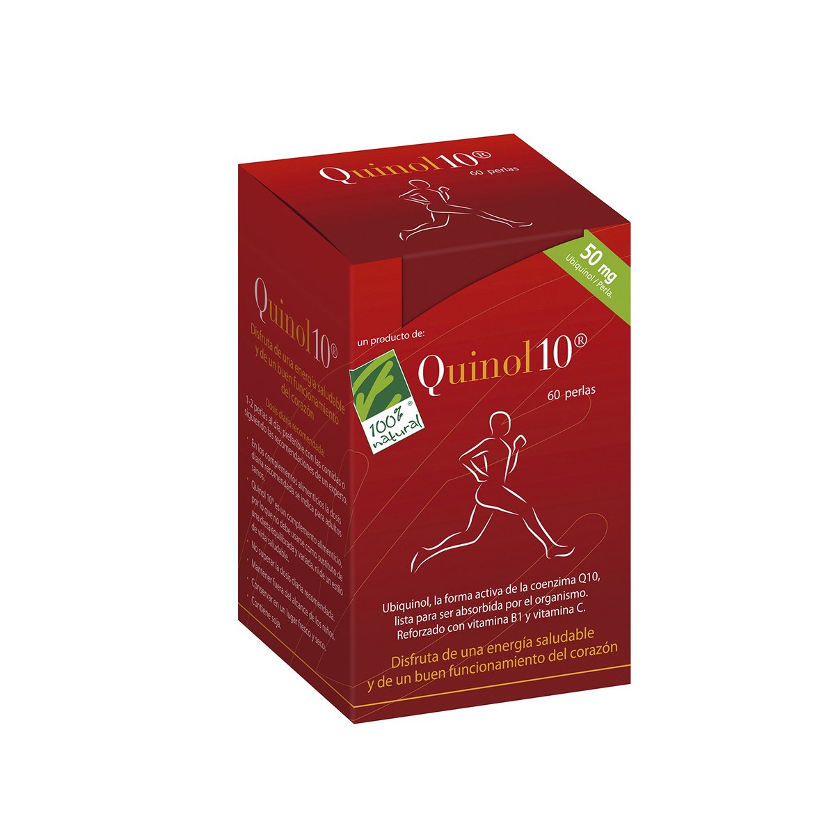 Quinol10 50 mg 60 cápsulas 100% natural Quinol10