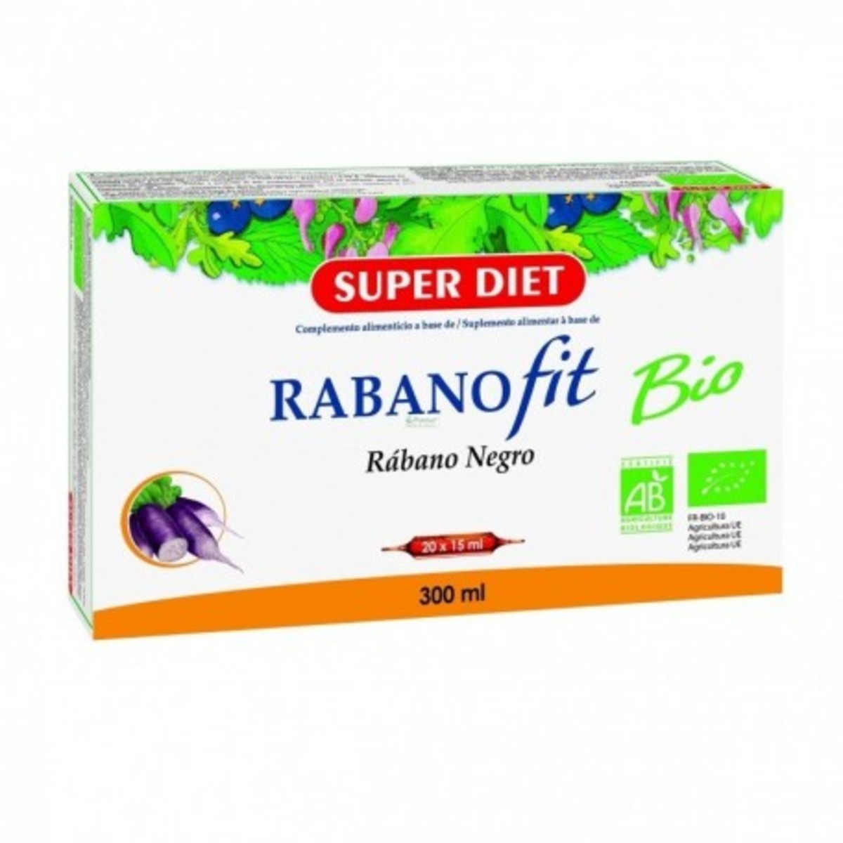 Rabanofit Rábano Negro Bio 20 Ampollas Superdiet