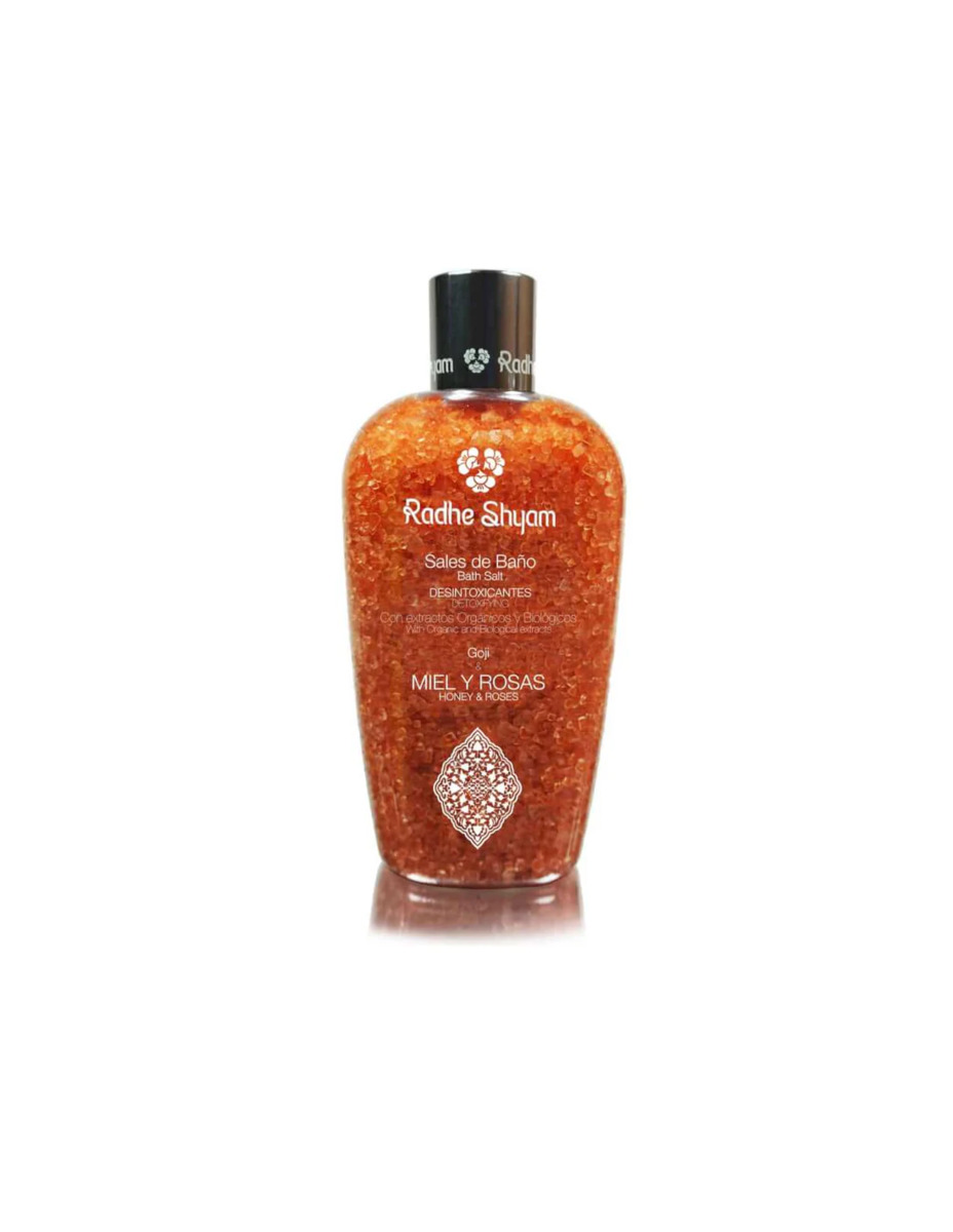 Radhe Shyam Sales de Baño ramos Miel Rosas – 330g