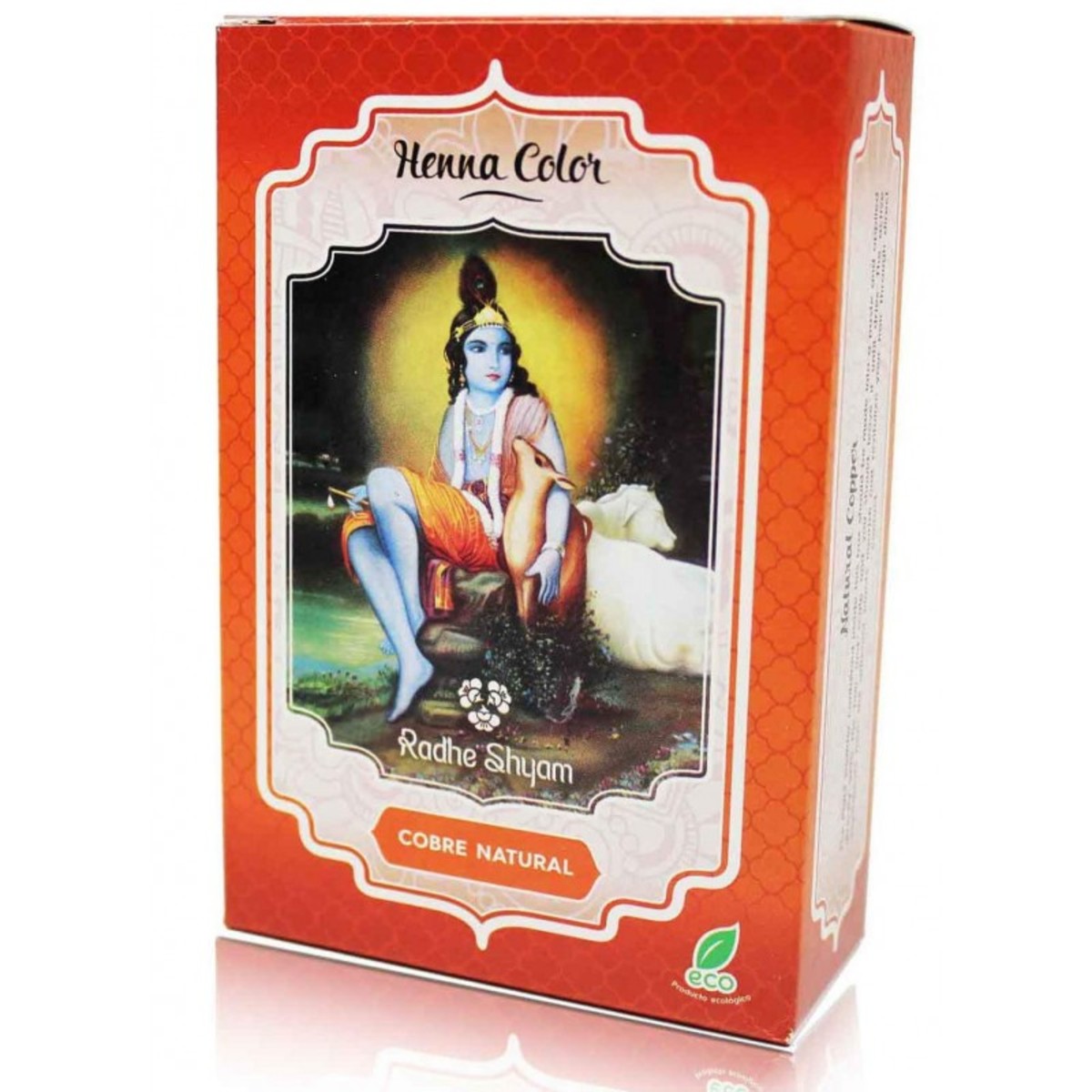 Radhe Shyam Spiritual Sky Henna Cobre Natural Polvo Radh – 100g