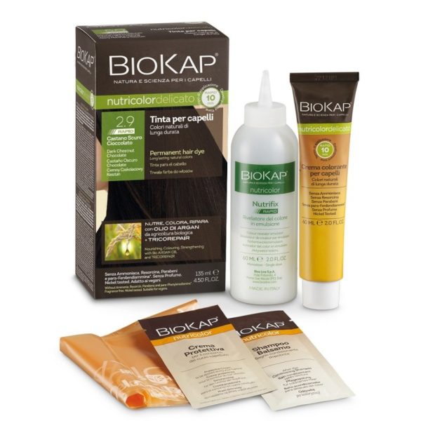 Rápido Delicato 2,90 Castanho Escuro Chocolate Biokap – 140ml