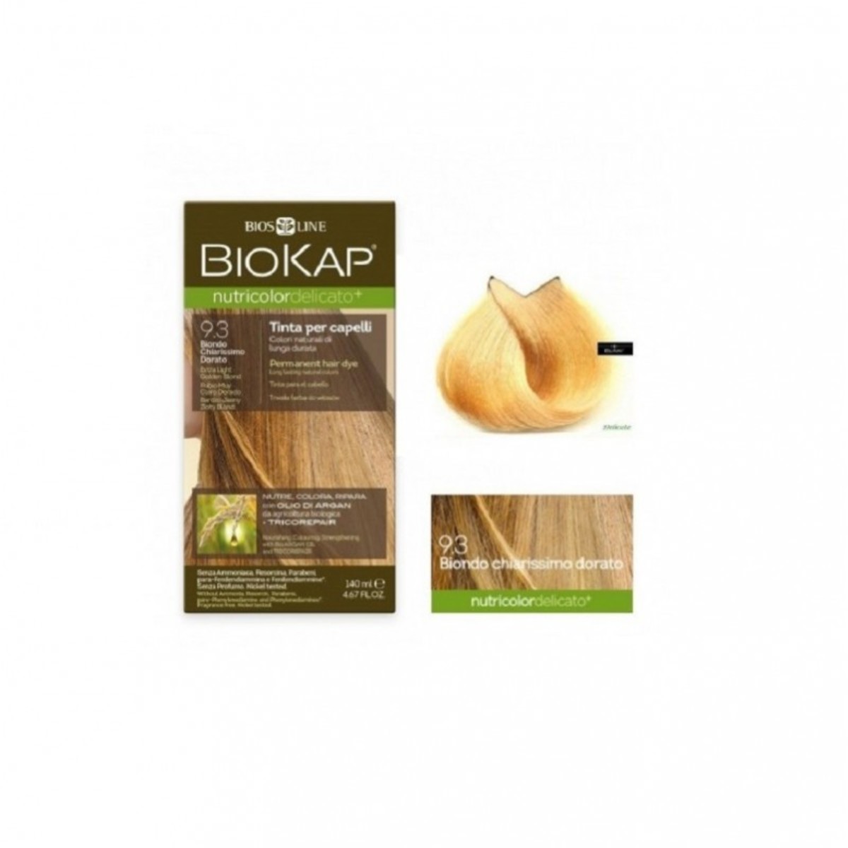 Rapid Delicato 9,3 Rubio Muy Claro Biokap – 140ml