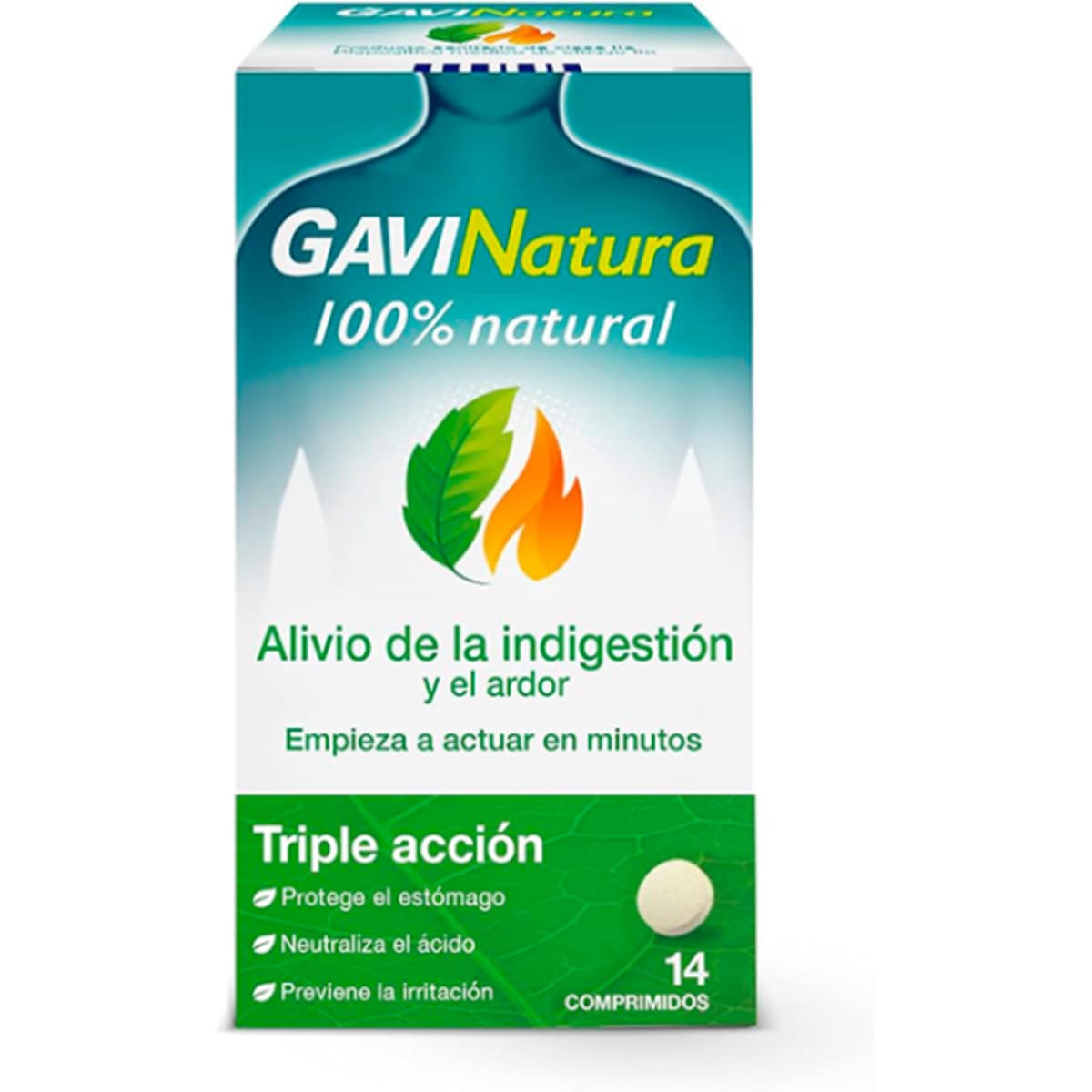 Reckitt Gavinatura Alivio Indigestión 14 Comprimidos
