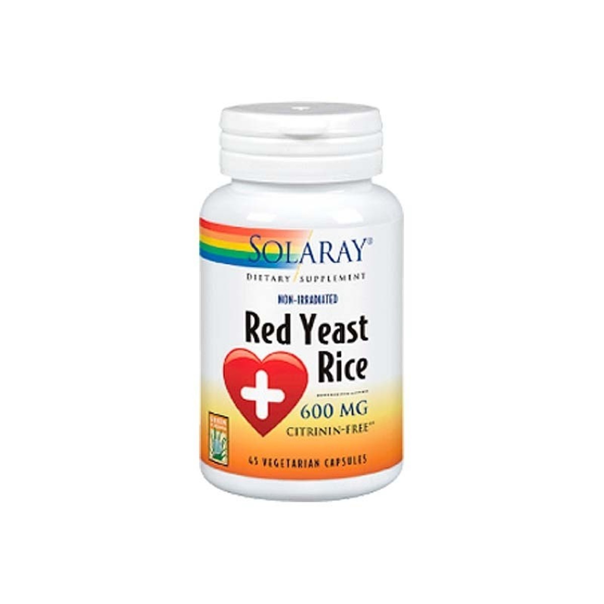 Red Yeast Rice (Levadura Roja de Arroz) 45 Cápsulas Solaray