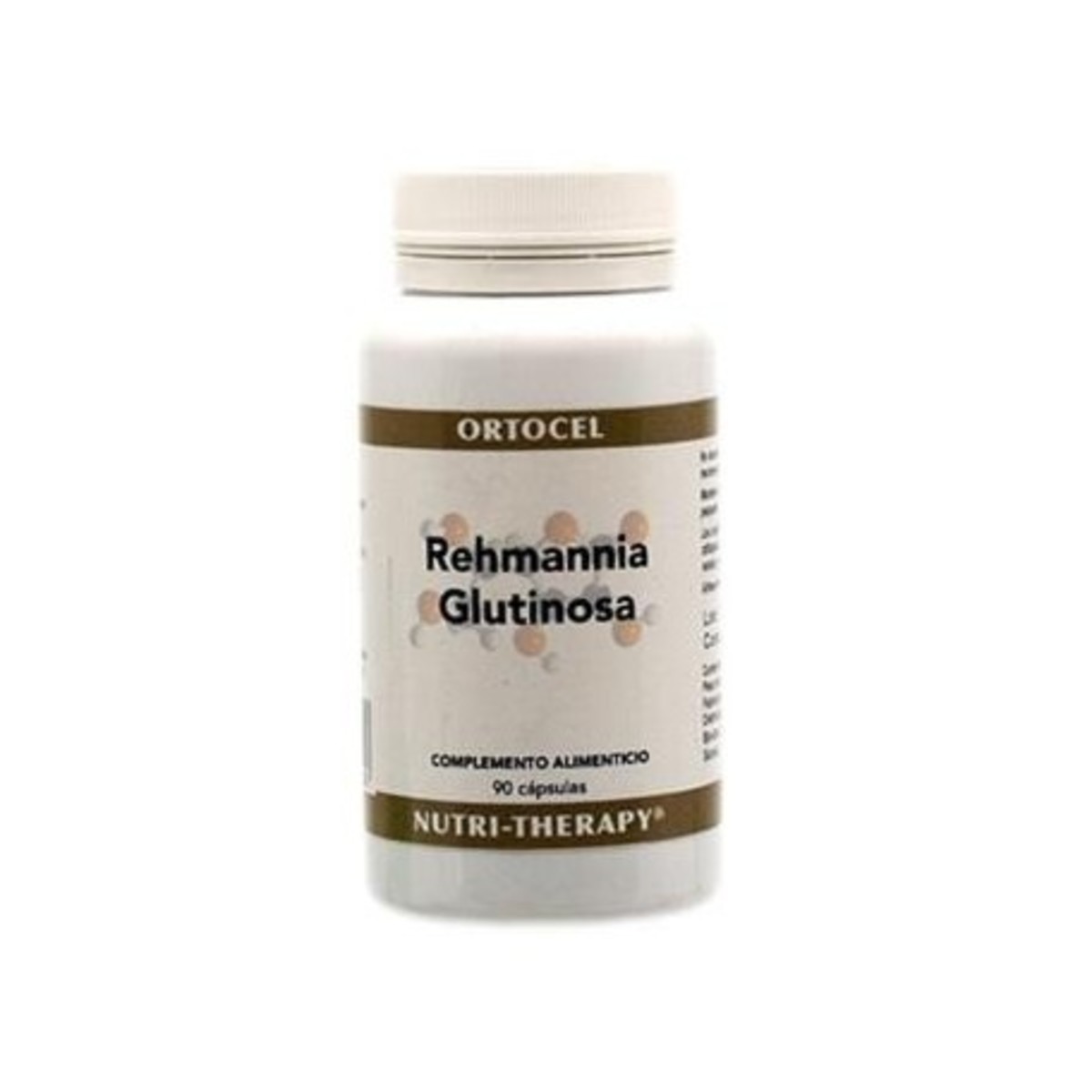 Rehmannia Glutinosa 90 Cápsulas Ortocel Nutri-therapy
