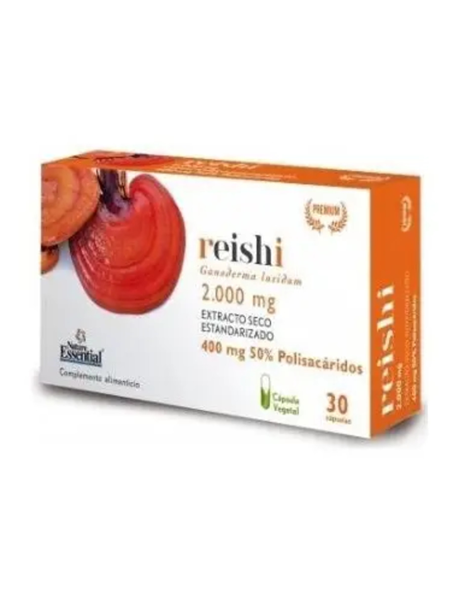 Reishi 2000 mg Ext Seco 30 Cápsulas Nature Essential