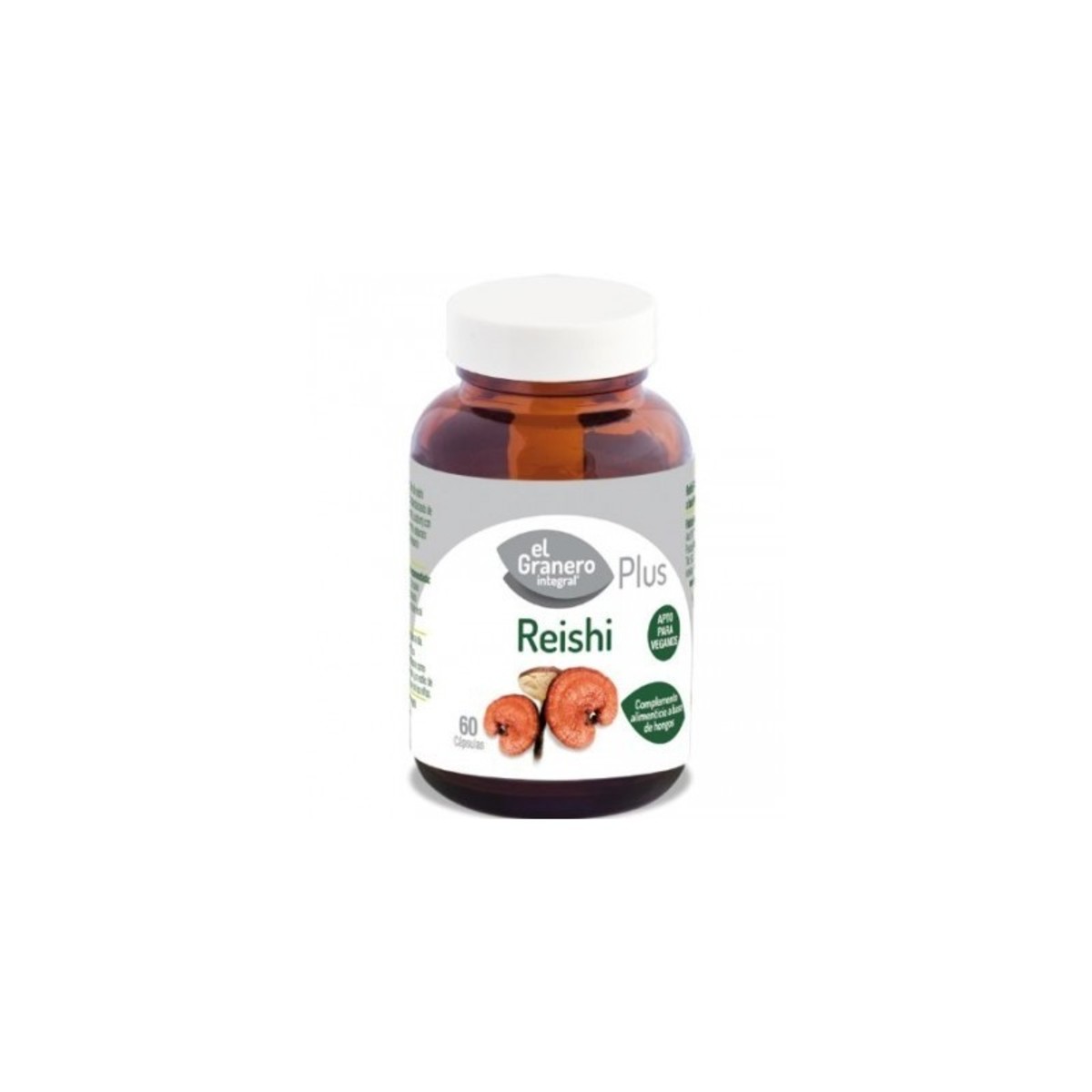 Reishi Forte 610 mg 60 Cápsulas Vegetales El Granero