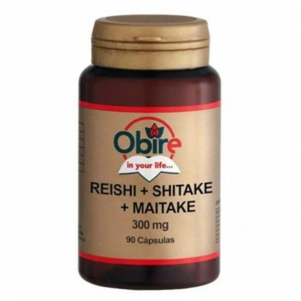 Reishi+Shiitake+Maitake 300 mg 90 Capsule Obire
