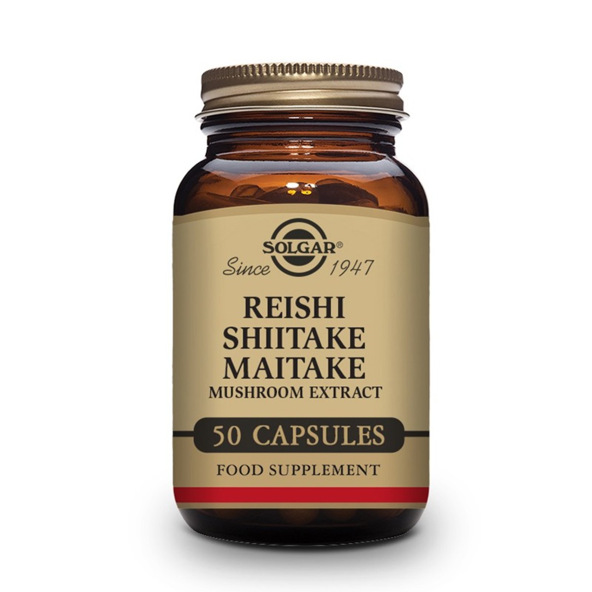 Reishi-Shiitake-Maitake 50 V cápsulas Solgar