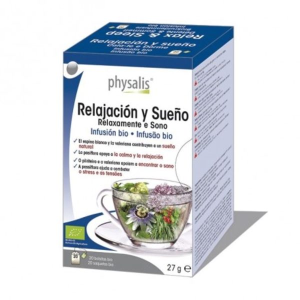 Relax e Sono Infusão 20 Sachês Physalis