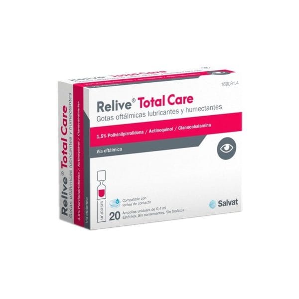 Relive Total Care gouttes ophtalmiques 20 monodoses