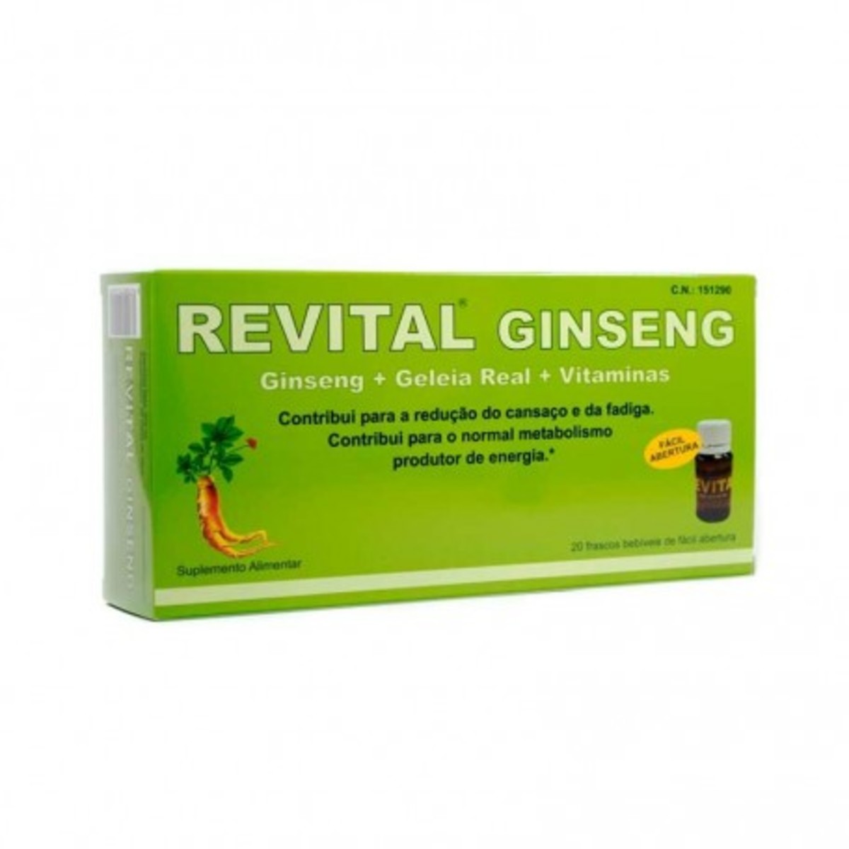 Revital Ginseng + Gelatina Reale + Vitamine 20 Fiale