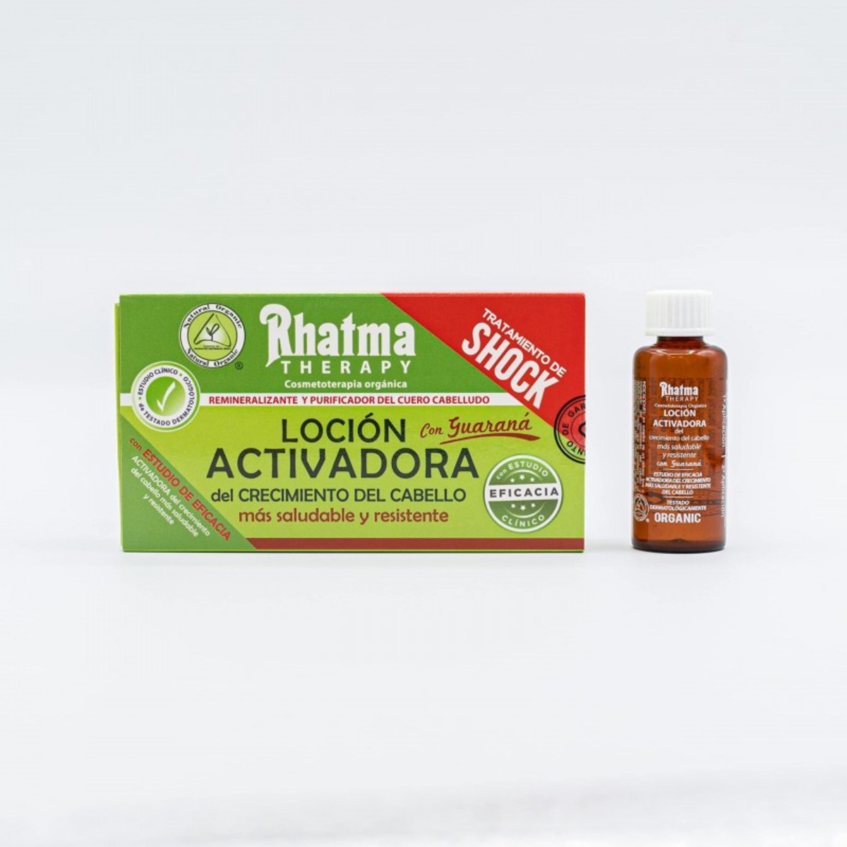 Rhatma Terapy Loción Activadora Crecimiento Shock x 4 viales – 25ml