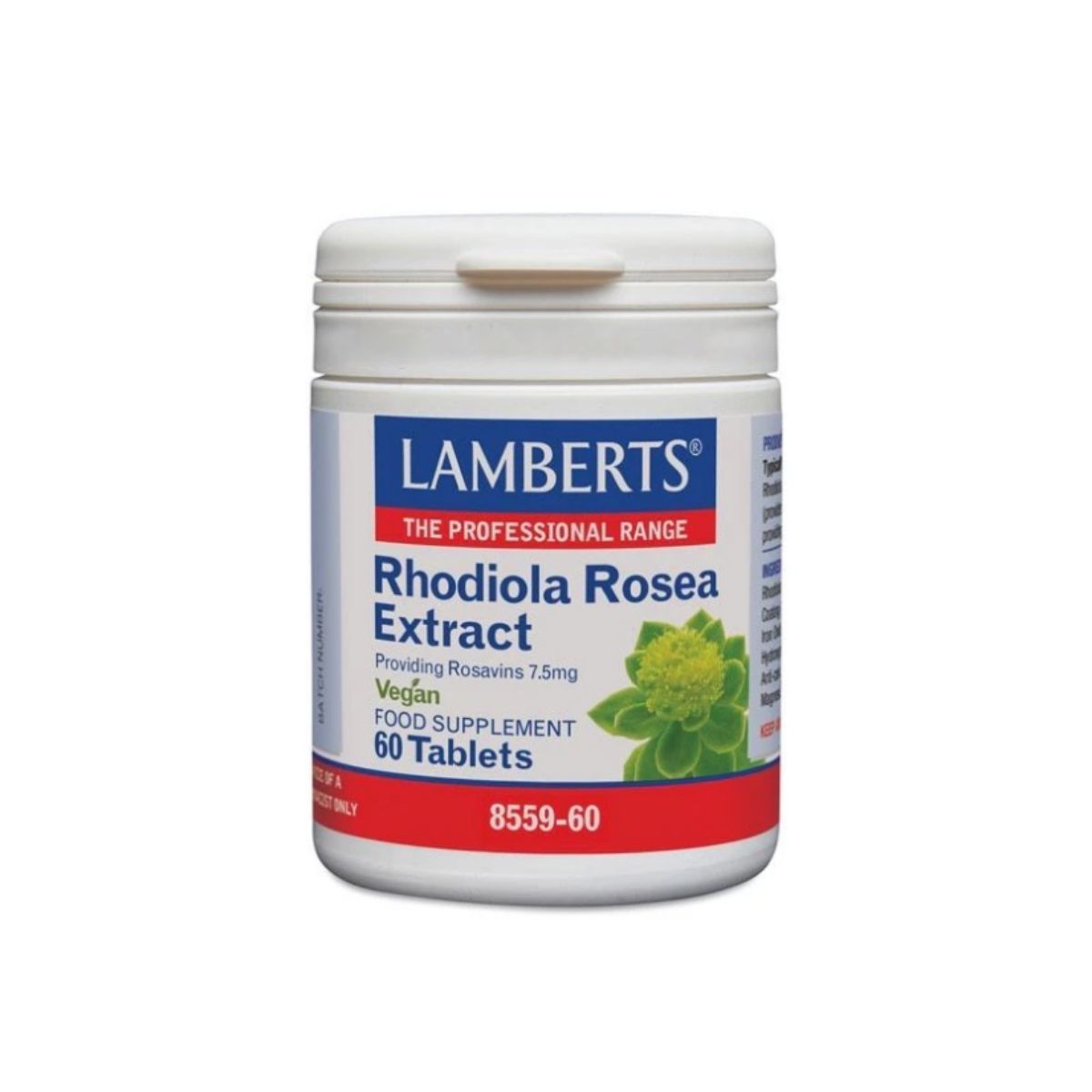 Rhodiola Rosea 250 mg 60 Tabletas