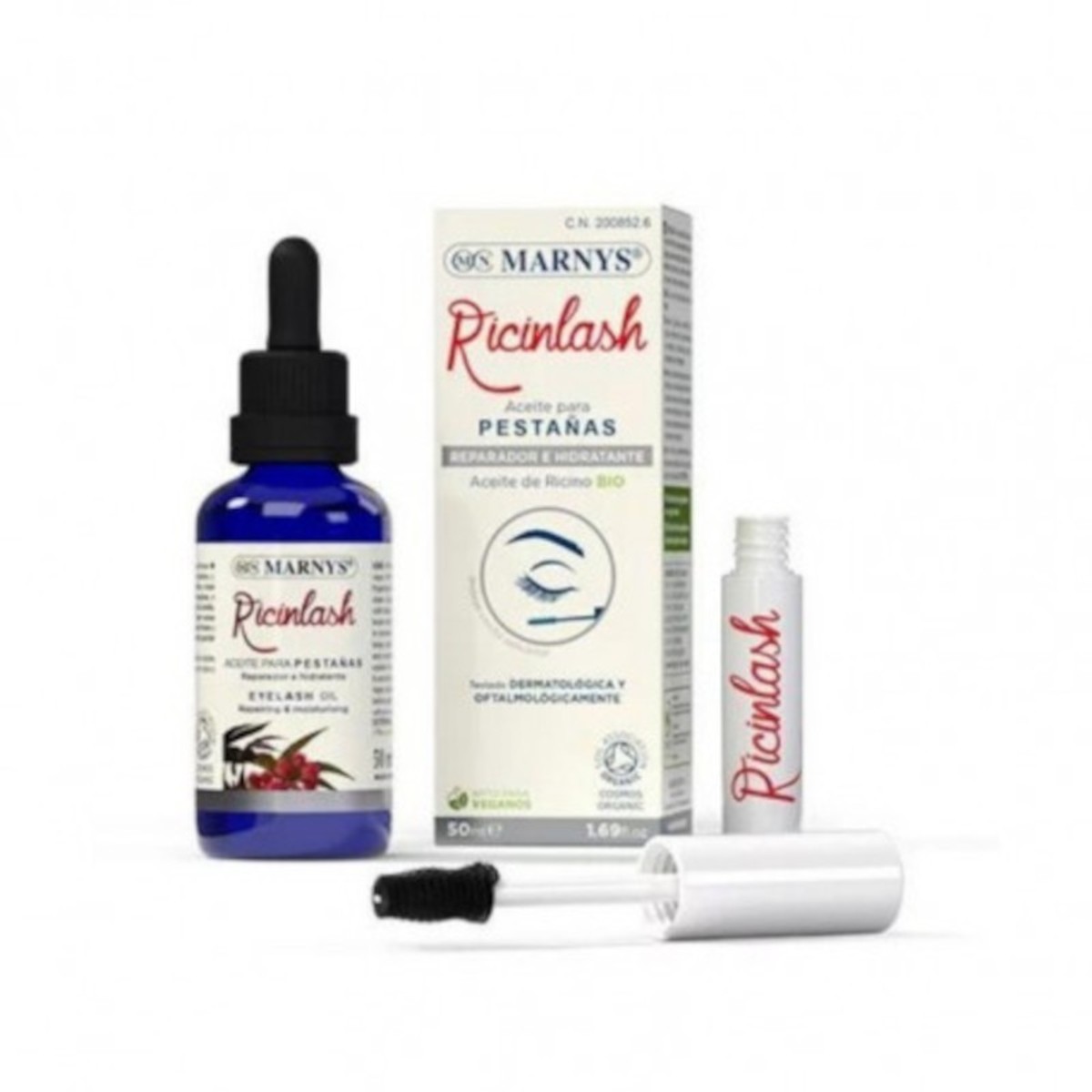 Ricinlash Aceite Ricino Bio Para Pestañas Marnys – 50ml