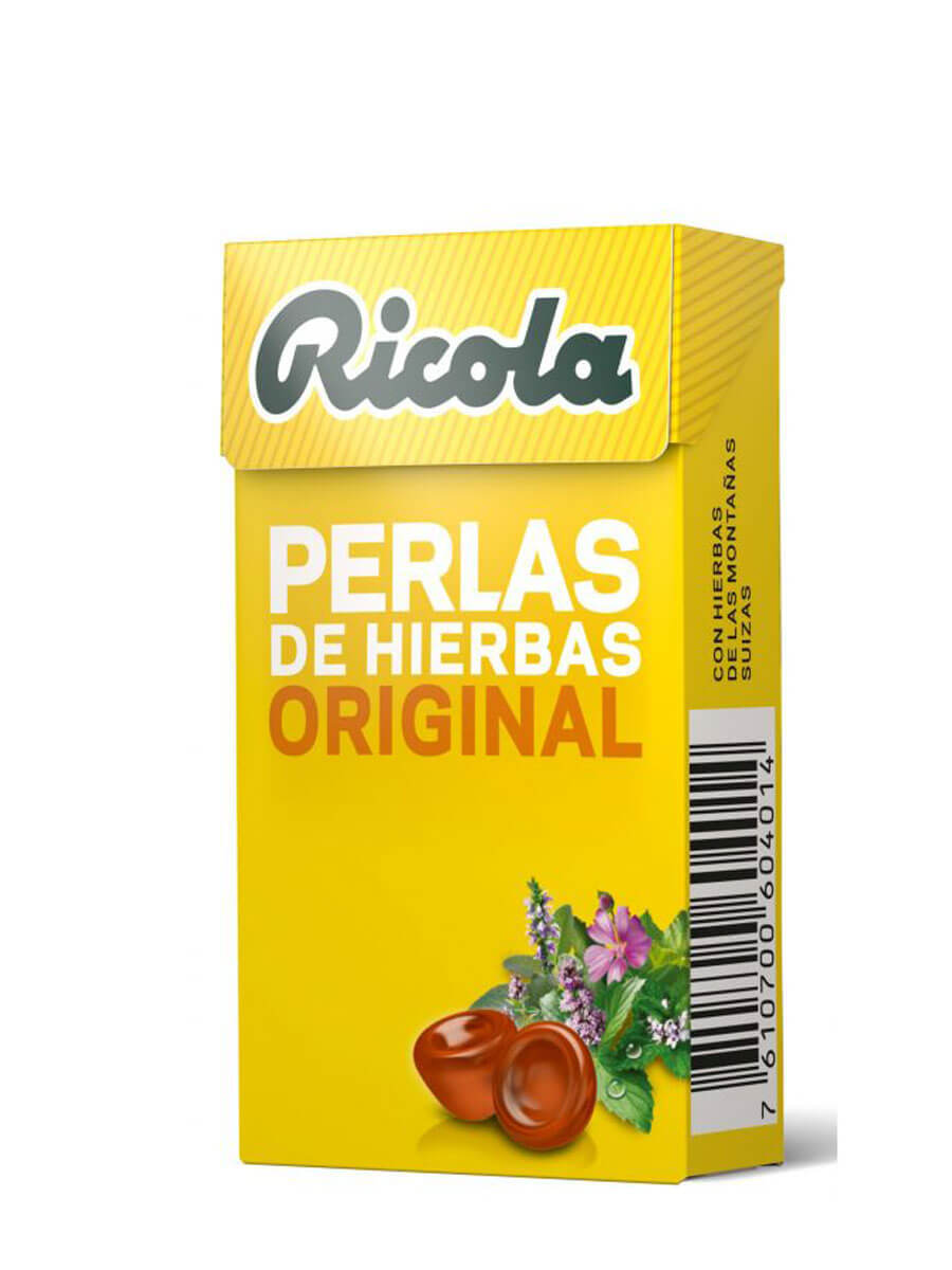 Ricola perlas hierbas original 25g
