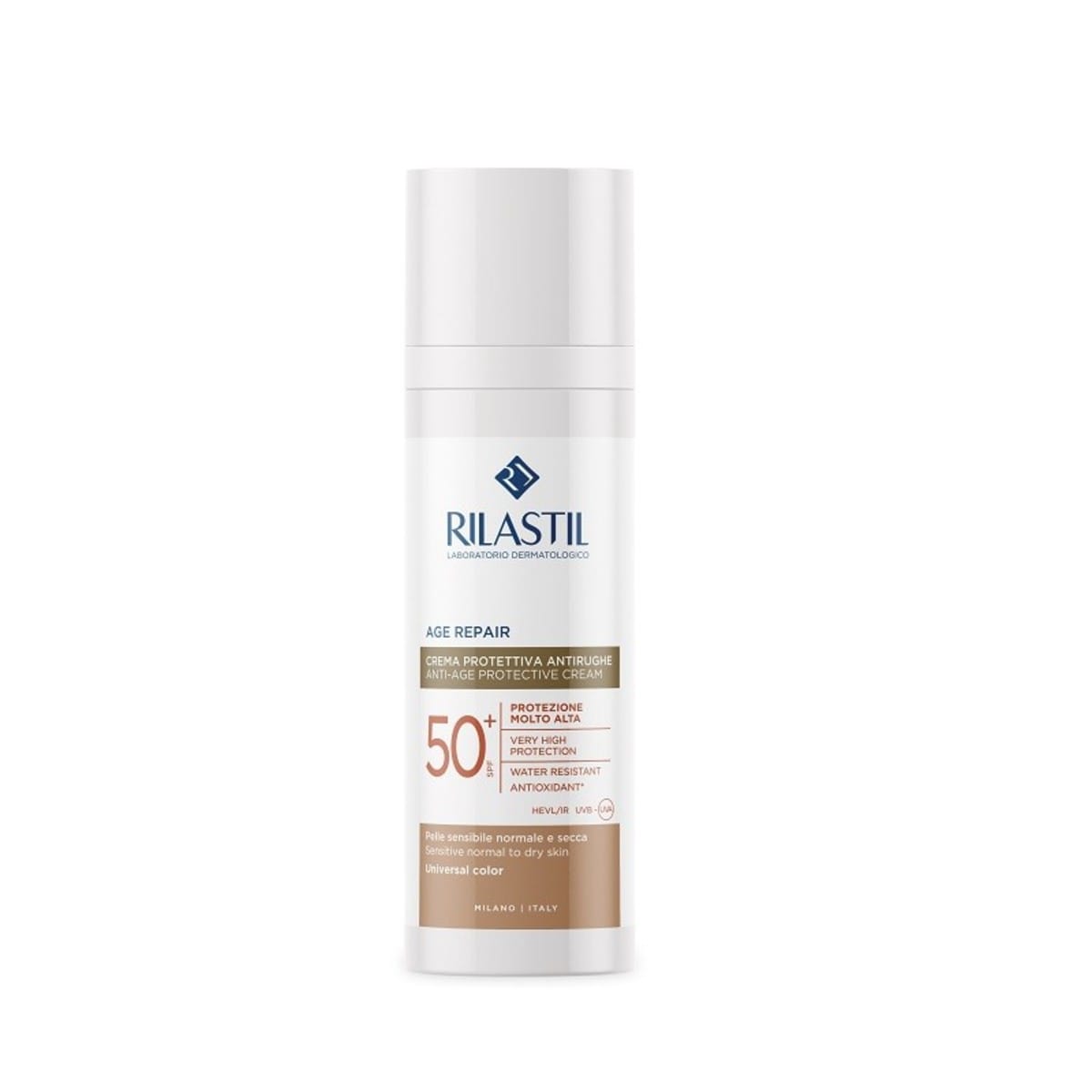 Rilastil Sun System Age Repair Color Fotoprotector Anti-Envejecimiento Con Color SPF50+ – 50ml