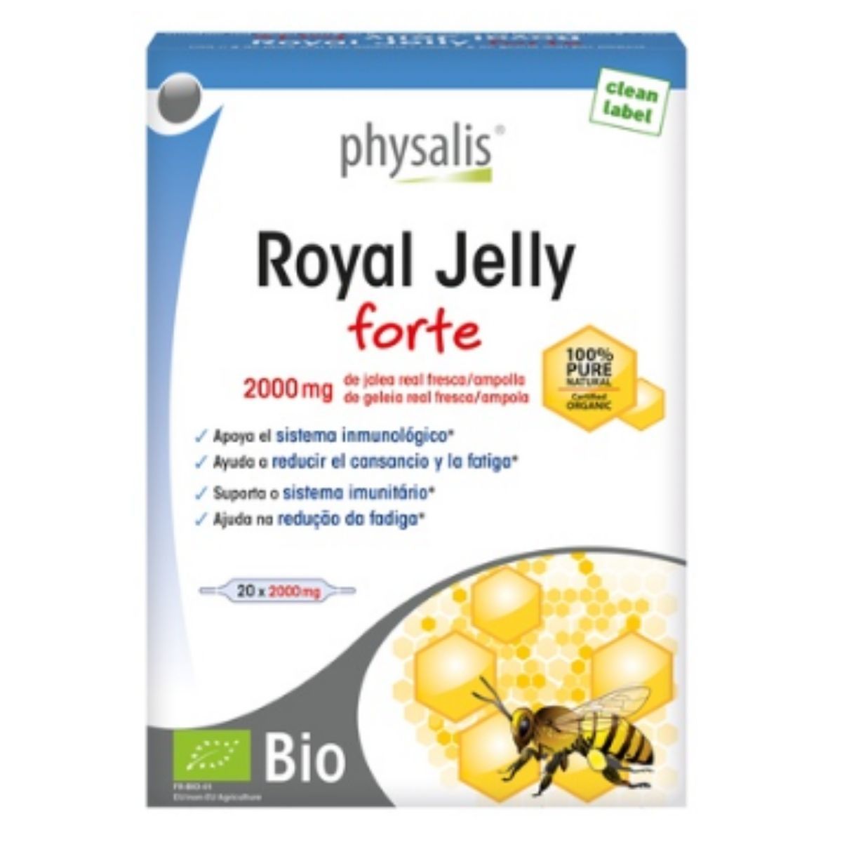 Royal Jelly Forte 20 ampollas Physalis