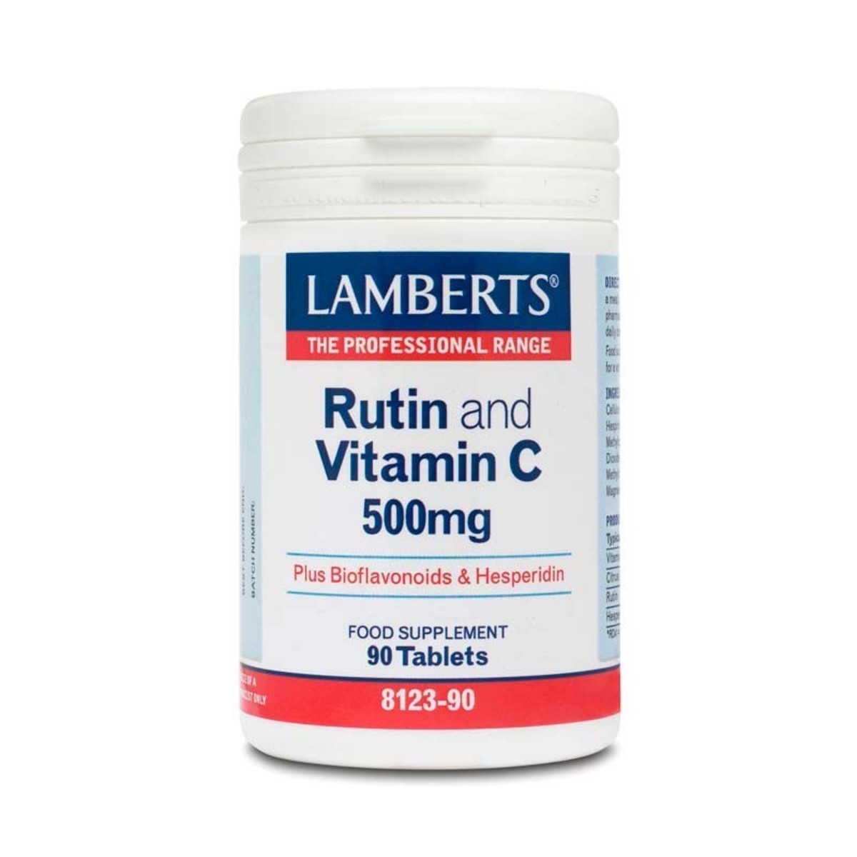 Rutin + Vitamina C + Bioflavonoides 90 Comprimidos Lamberts