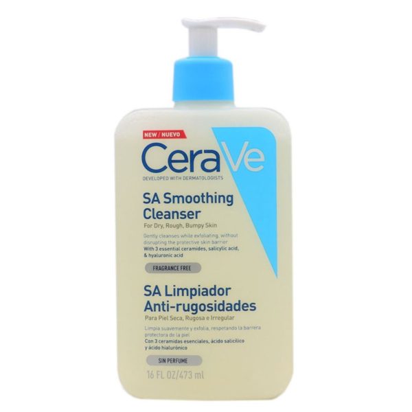 Sa Glättendes Reinigungsmittel für trockene, raue, unebene Haut – Cerave – 473ml